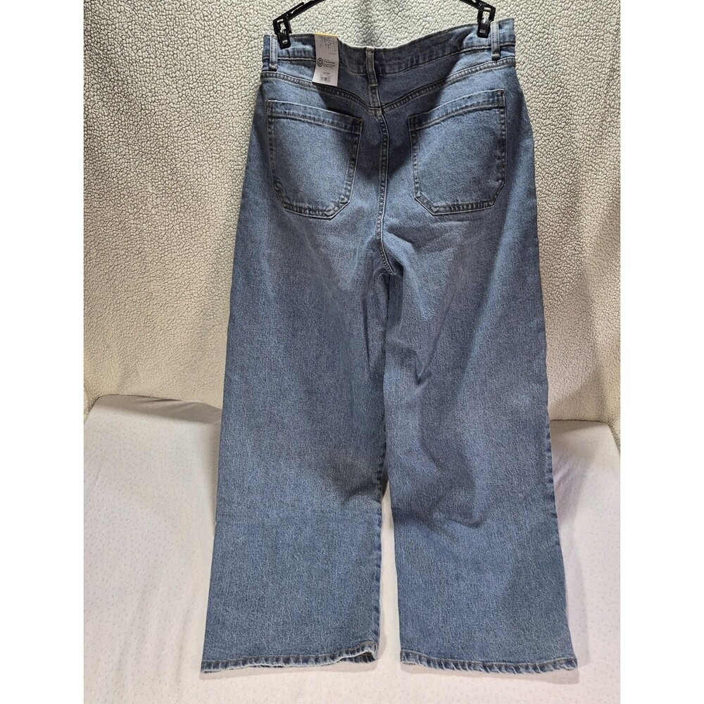 Time and Tru Light Blue Wide Leg Jeans - Picture 2 of 13